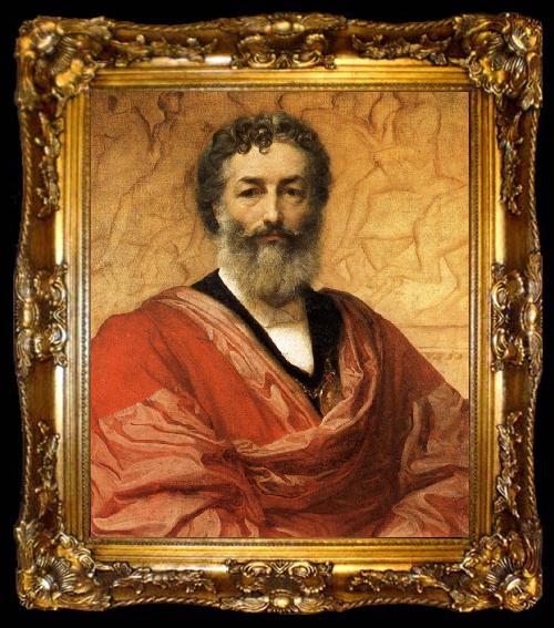 framed  Lord Frederic Leighton Self-Portrait, ta009-2